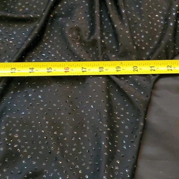 Vintage Superstition Womens Sparkly Sequin Top with a Drape Neck and Tie Bottom - Picture 9 of 12